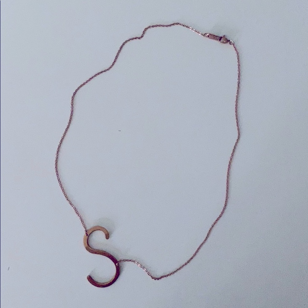 Gold “S” Necklace